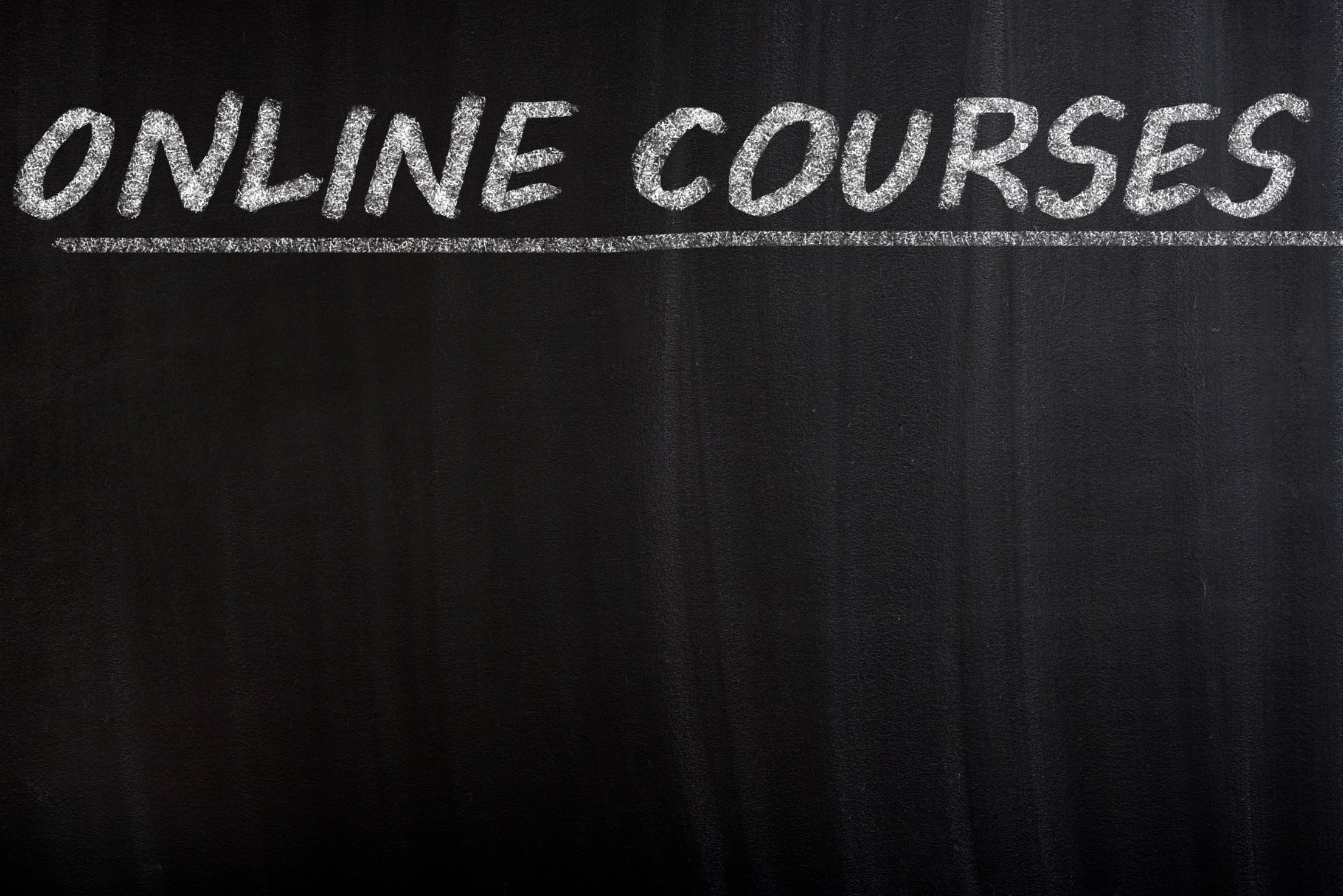 Online Courses Concept